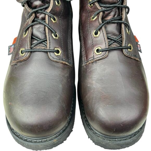 Thorogood Men’s American Heritage Steel Toe Brown Leather Work Boot Size US 8 D - Picture 8 of 11